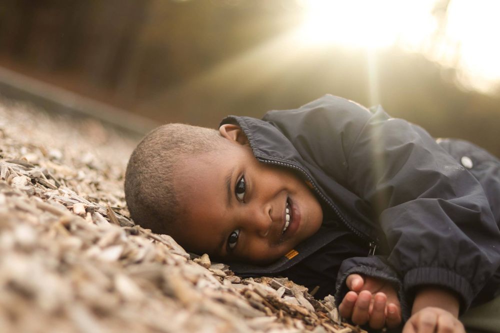 golden hour family outdoor session in Kennesaw child portrait