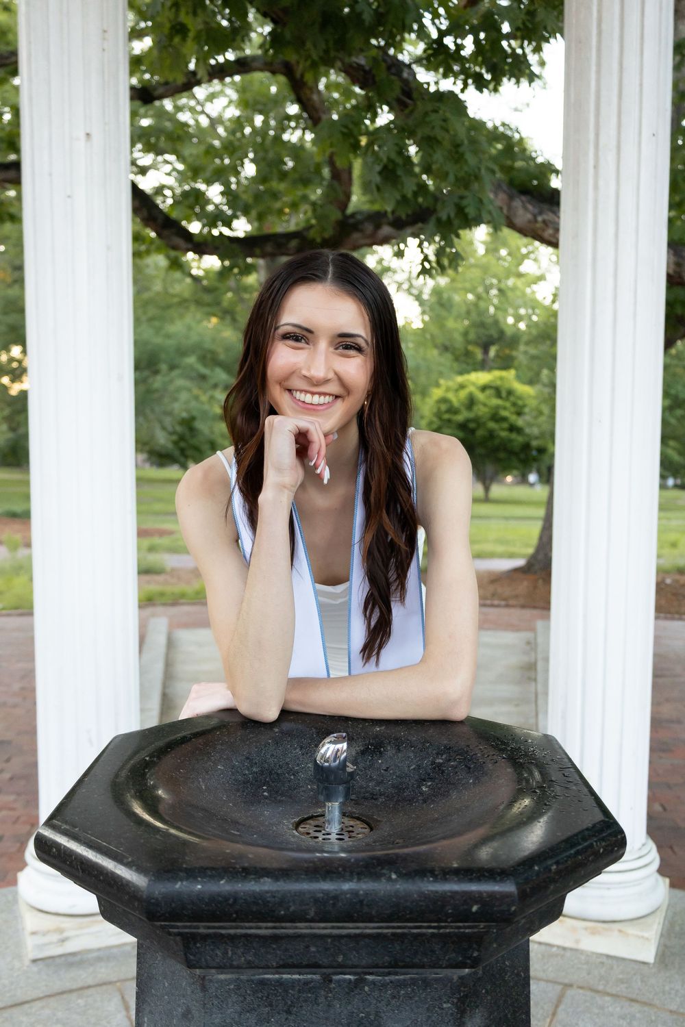 Graduation Photography for UNC Chapel Hill graduate in Chapel Hill, NC