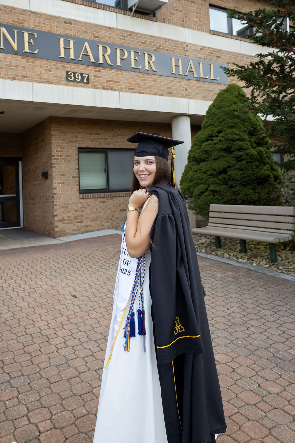 Graduation Photography for Appalachian State University graduate in Boone, NC