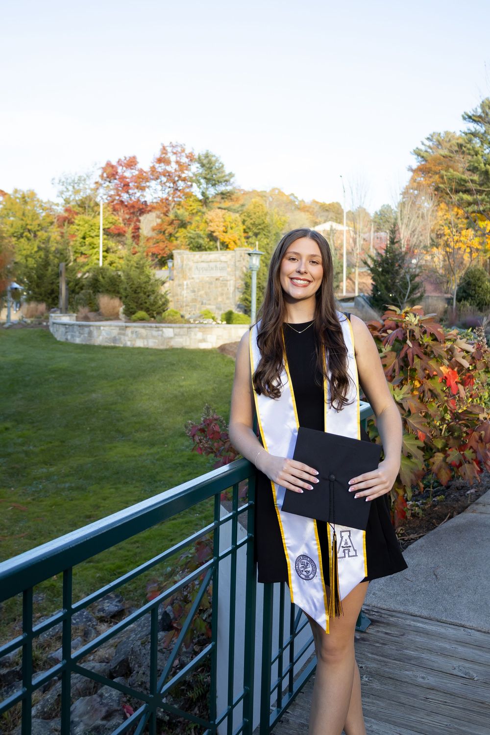Graduation Photography for Appalachian State University graduate in Boone, NC