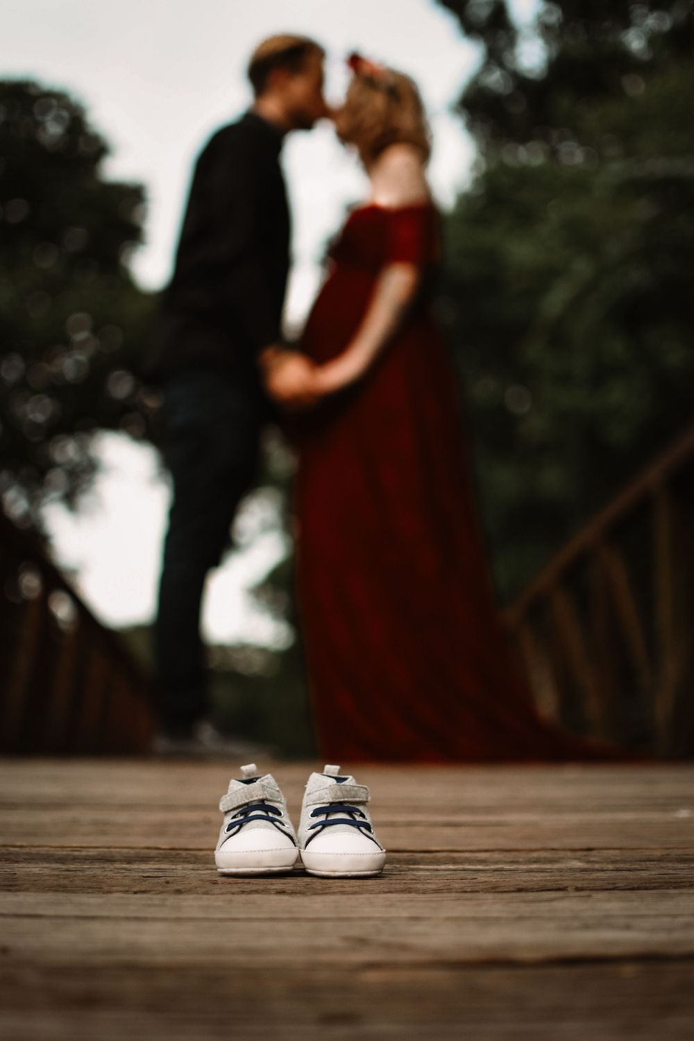 baby announcement maternity outdoor photos in Flower Mound Texas