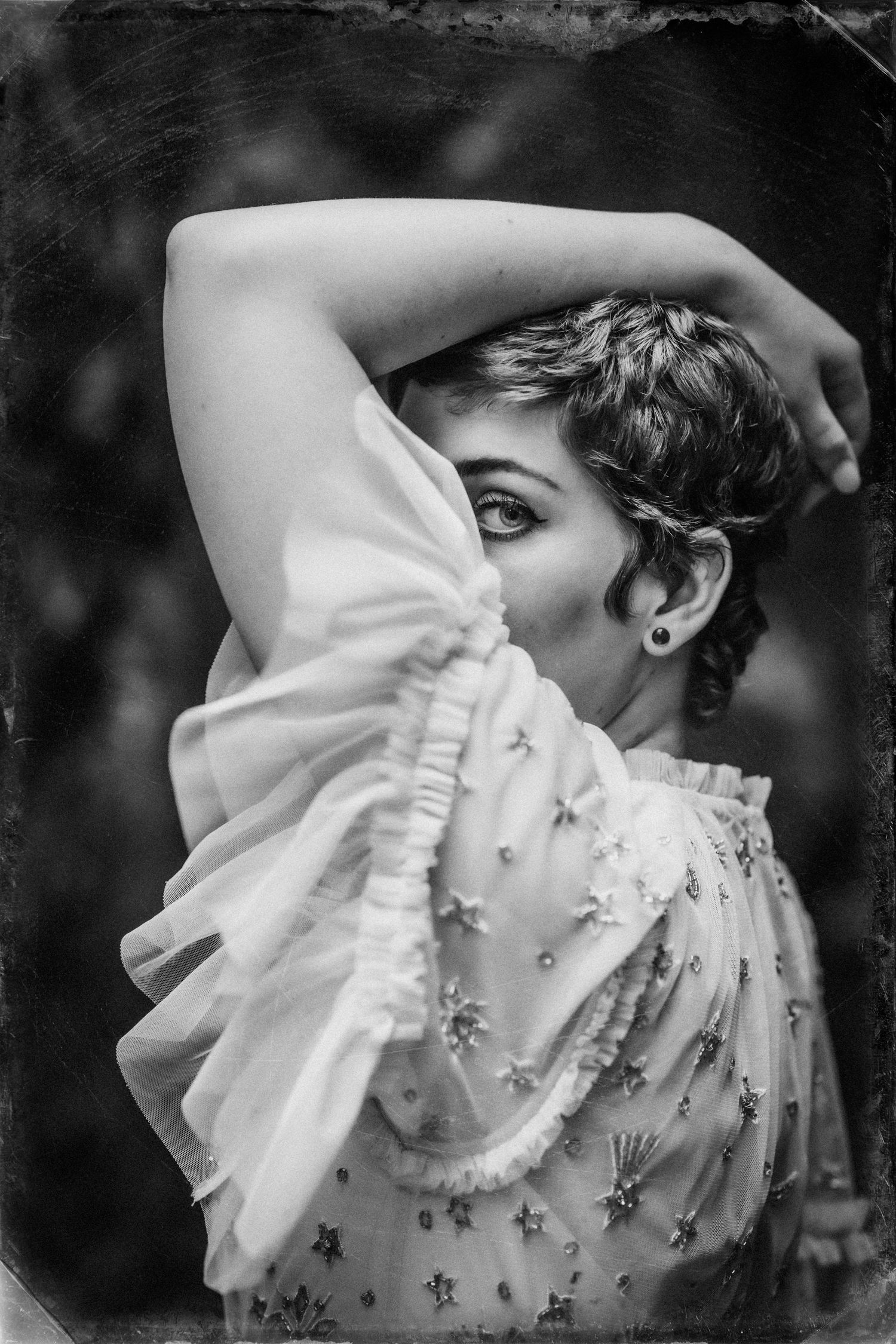 Fine art Wedding dress Portrait High Desert Portrait Photographer