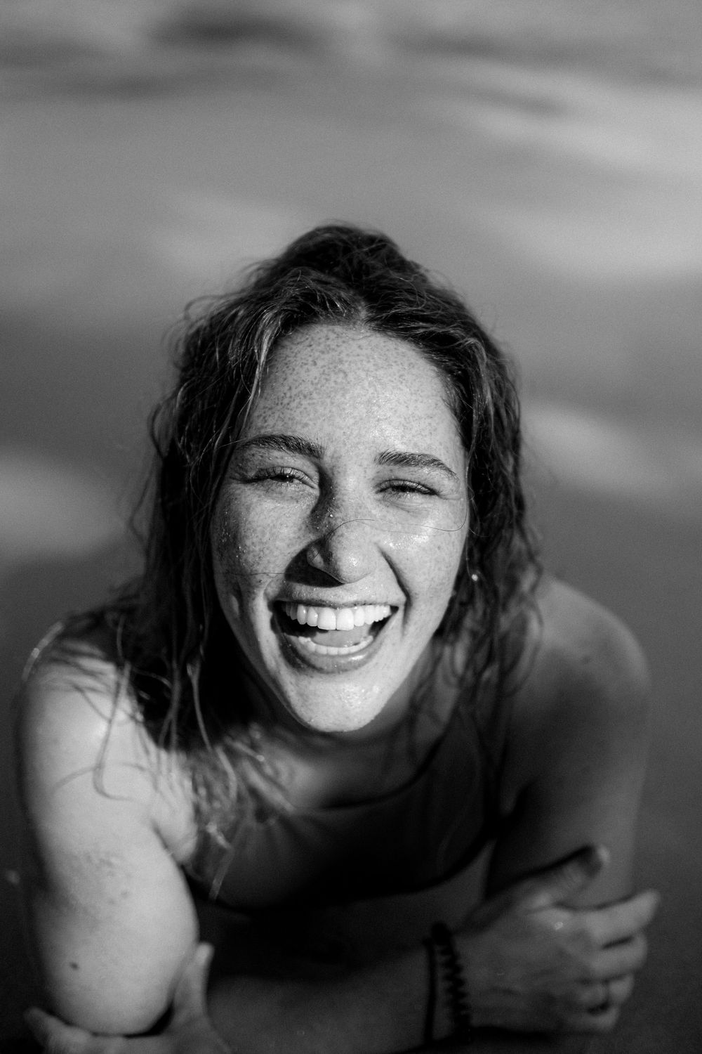 beautiful smile girl portrait photo, happy