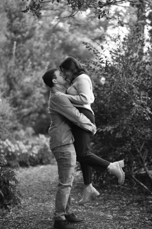 Couple, north carolina, engagement, outdoor