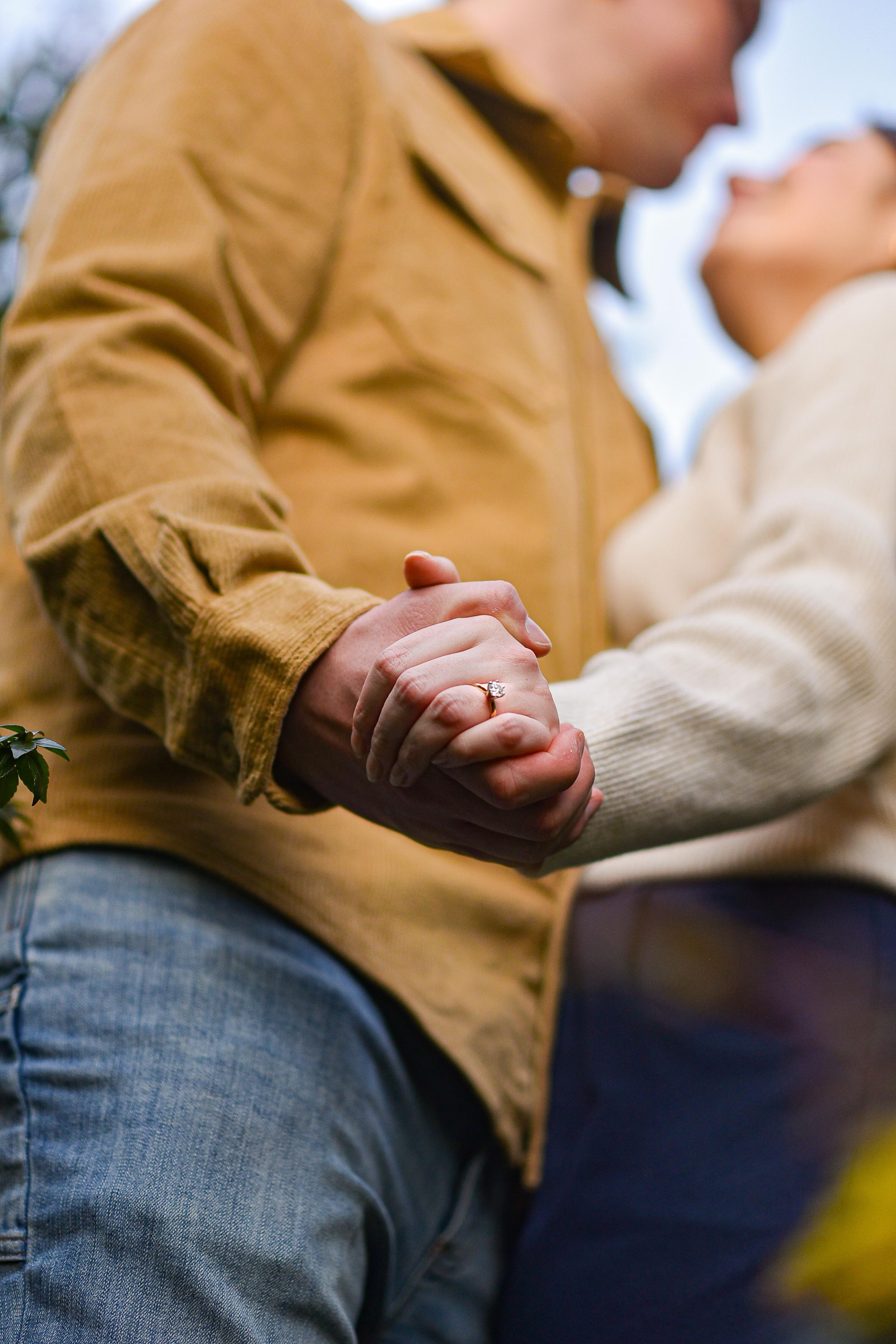 Couple, north carolina, engagement, outdoor, earthy vibes