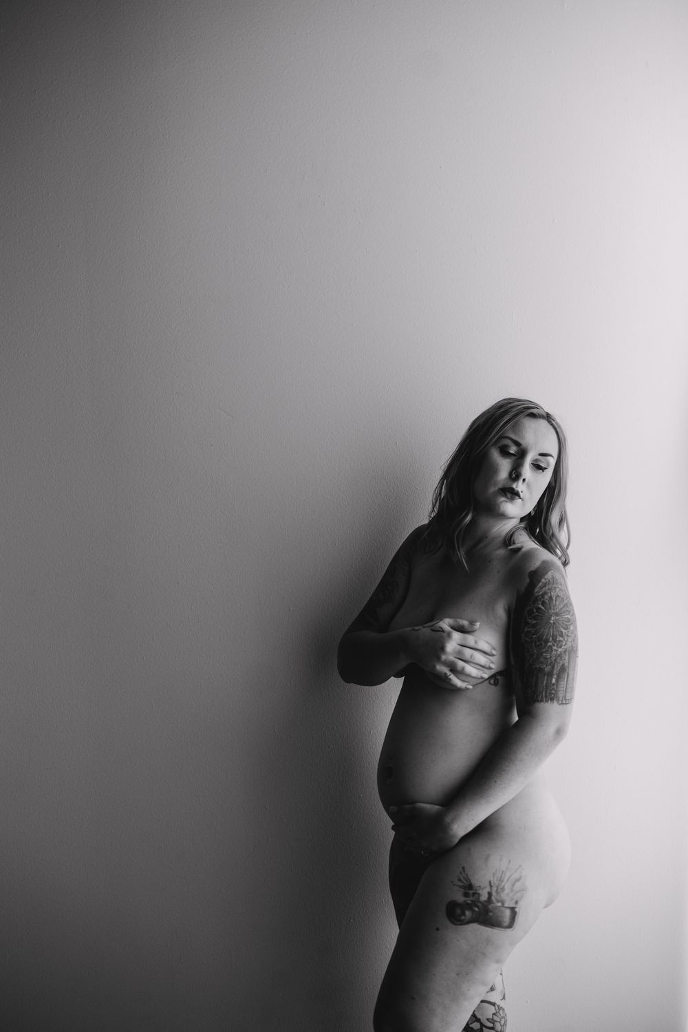 Fine Art Nude Maternity Photography | Venice FL Intimate Maternity Session