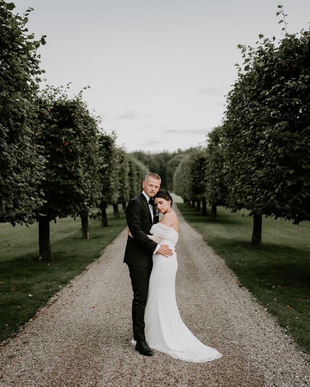 Luxury wedding photography at castle venue in Sweden