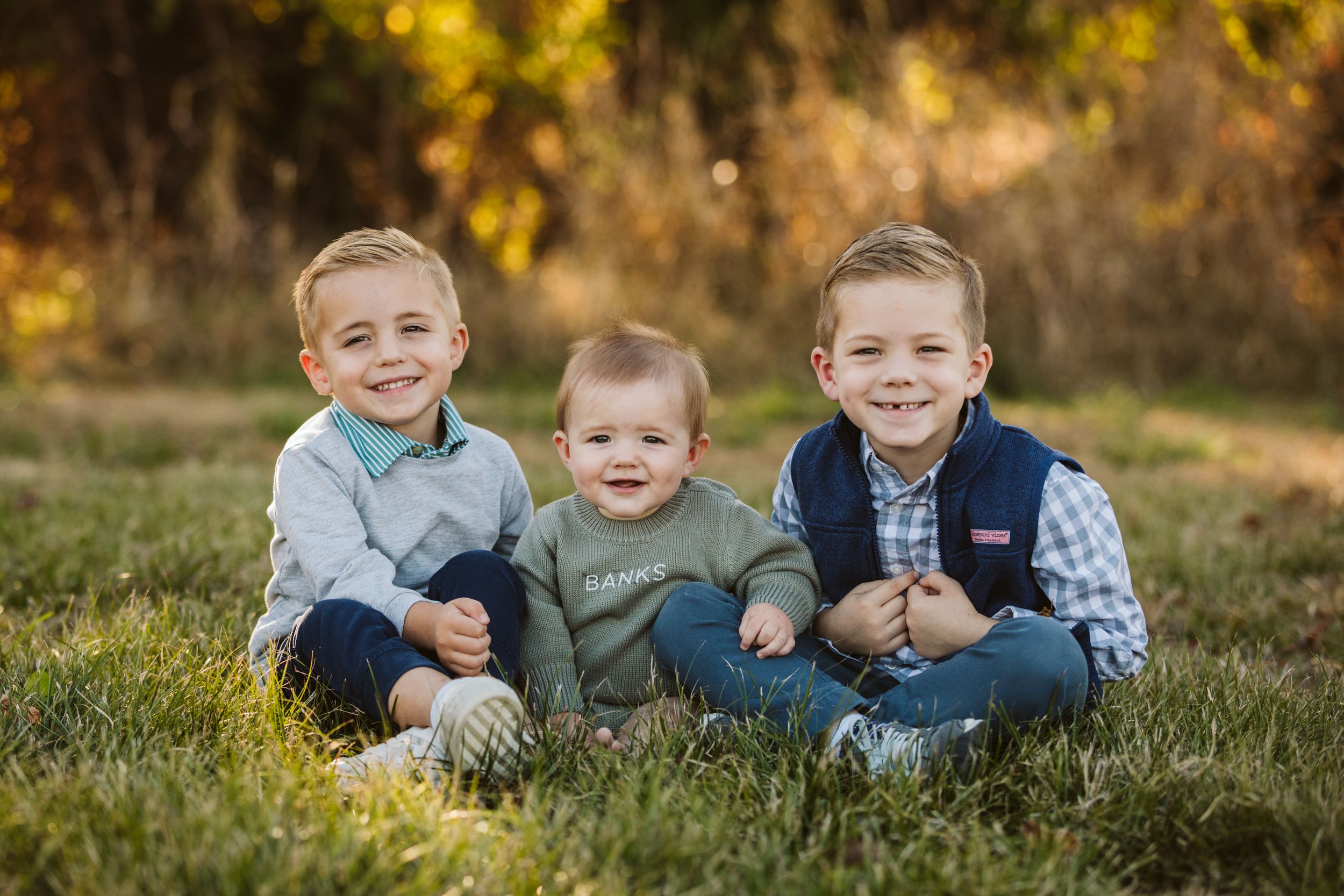family session in fall with kids