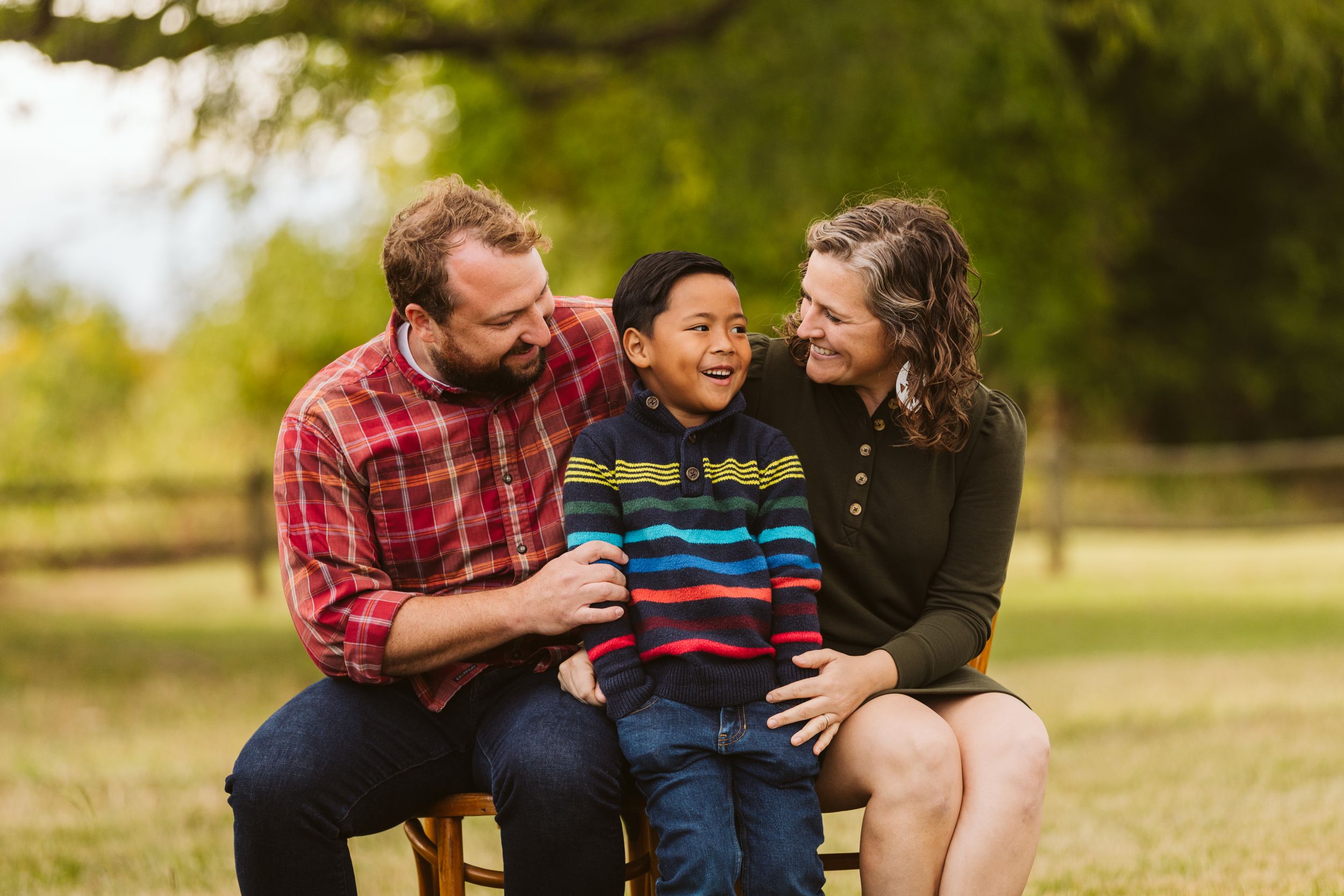 family session with child