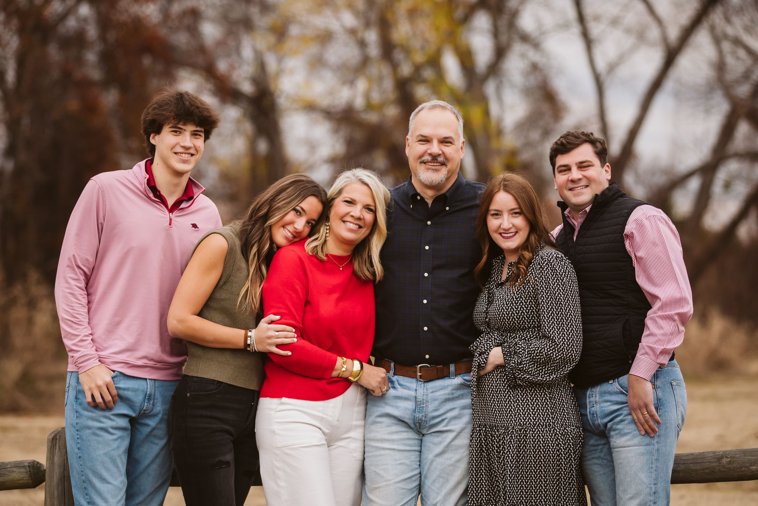 family session in fall with kids