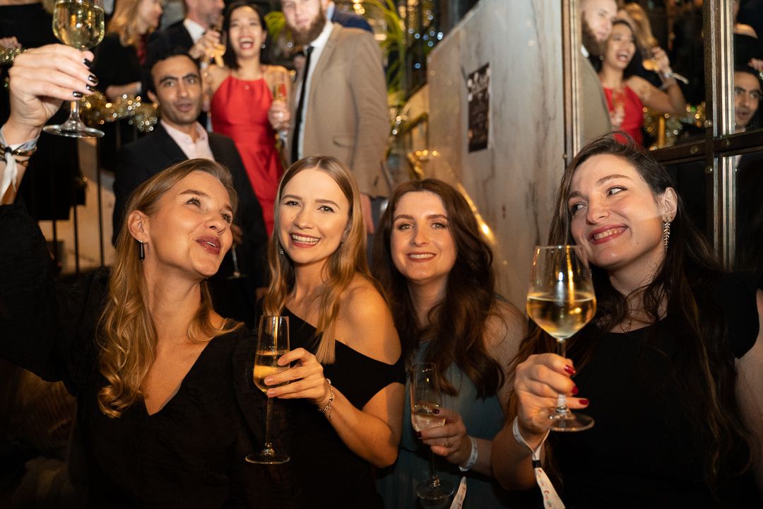 Ladies enjoying a drink