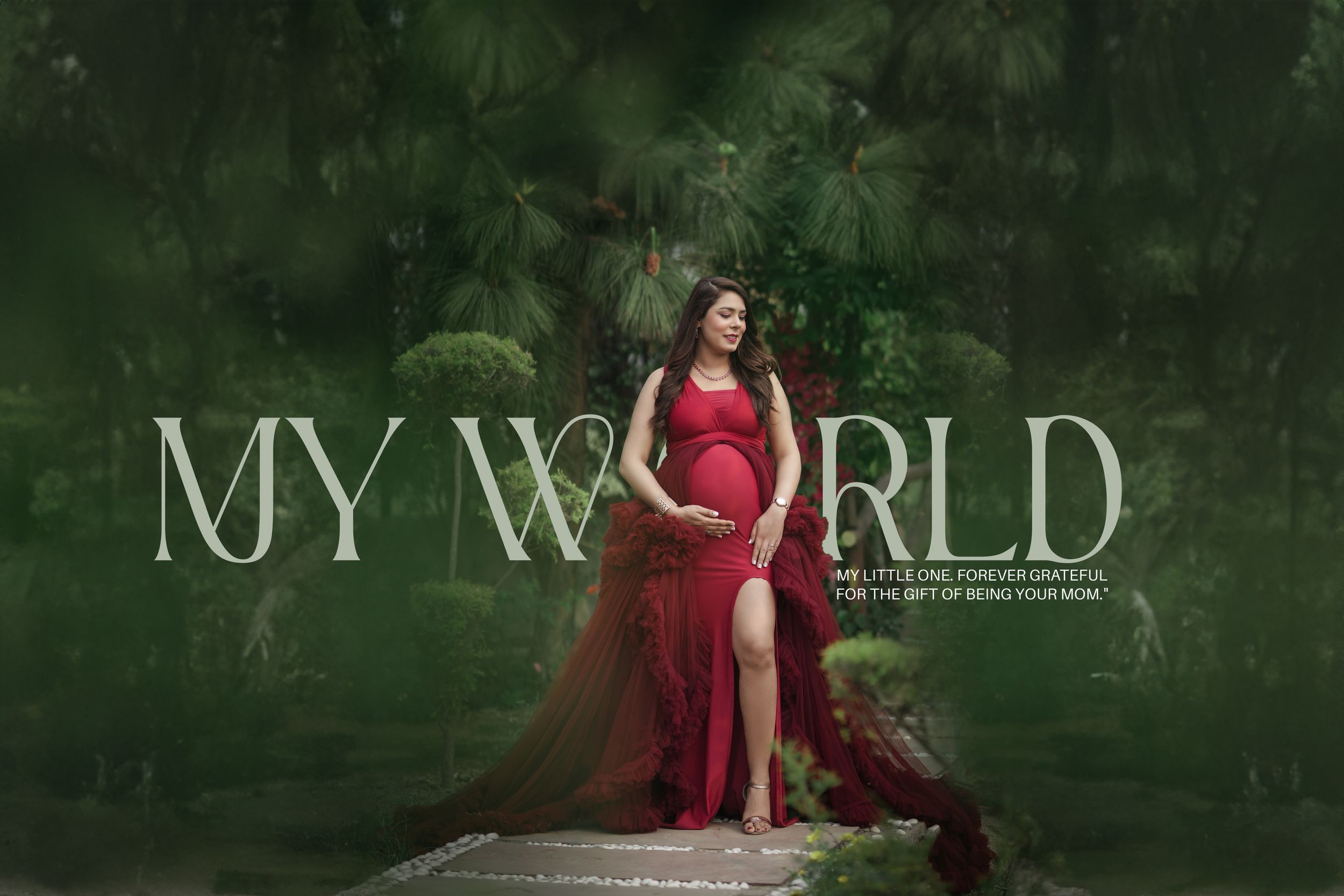 Noida Outdoor Portrait Maternity Shoot for Stunning Memories "Impresio Studio Premier