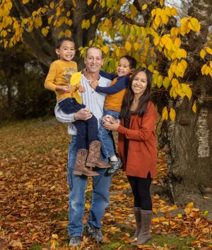 Fall family portrait.