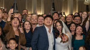 Wedding reception party.