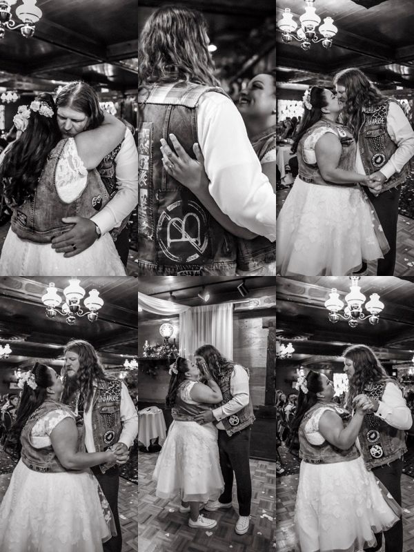 Dances black and white weddings