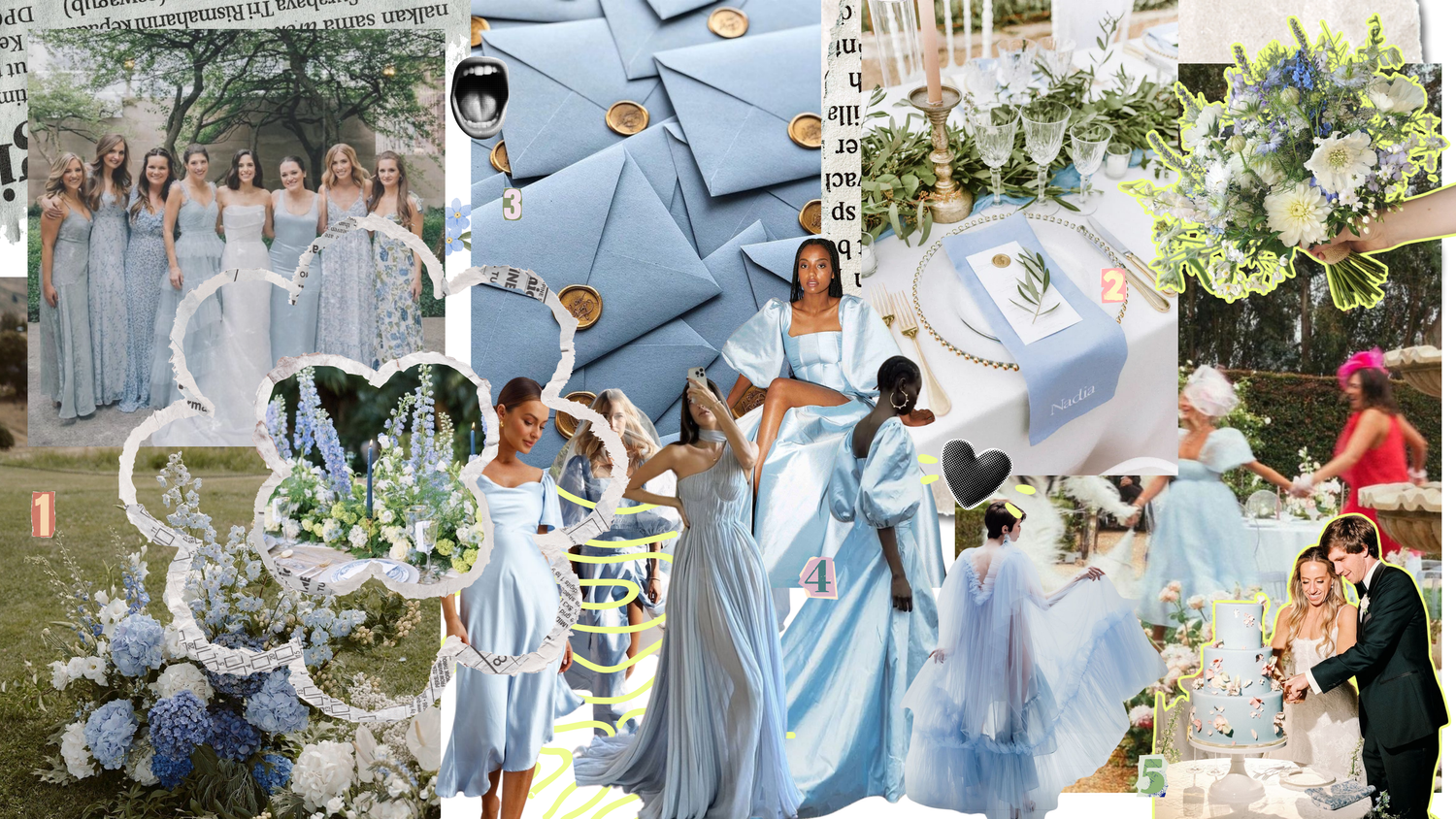 Chicago brides wedding color palettes and inspiration for wedding day decor and diy.