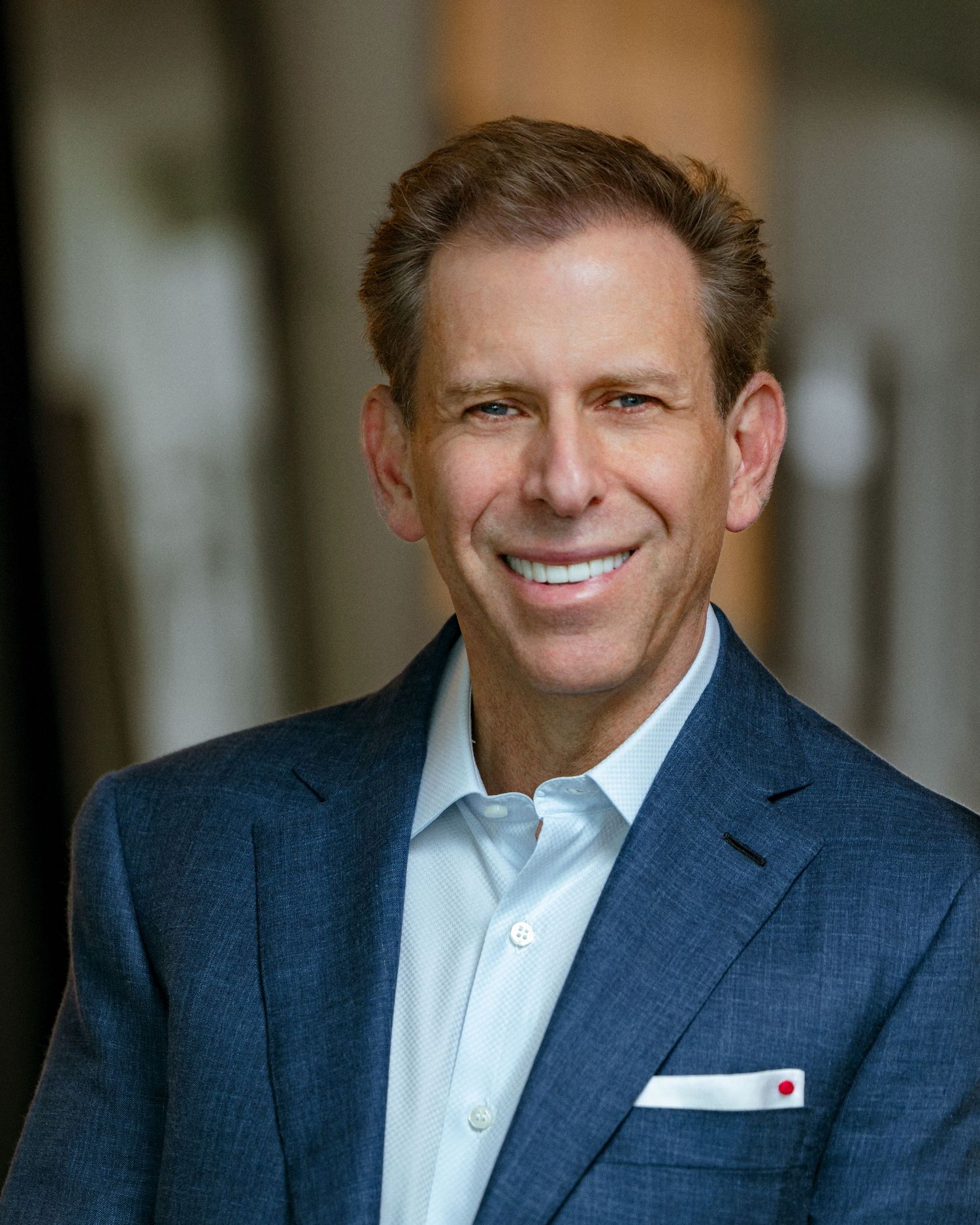 High end corporate headshot of executive Michael Liebowitz, CEO of Douglas Elliman in South Florida.