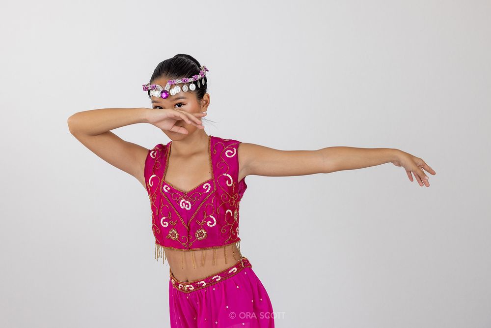 dance photo session with dancers from nutcracker sweets