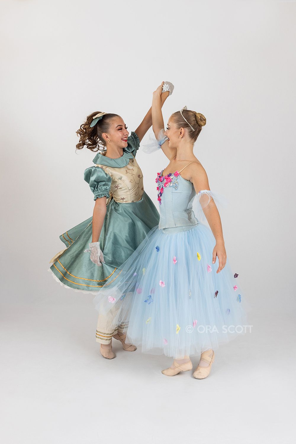 dance photo session with dancers from nutcracker sweets