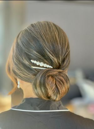 #lowhairbuns Maidshairstyles #mobilehairsydney
