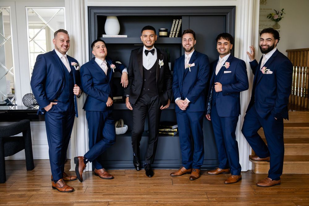 groom and groomsmen