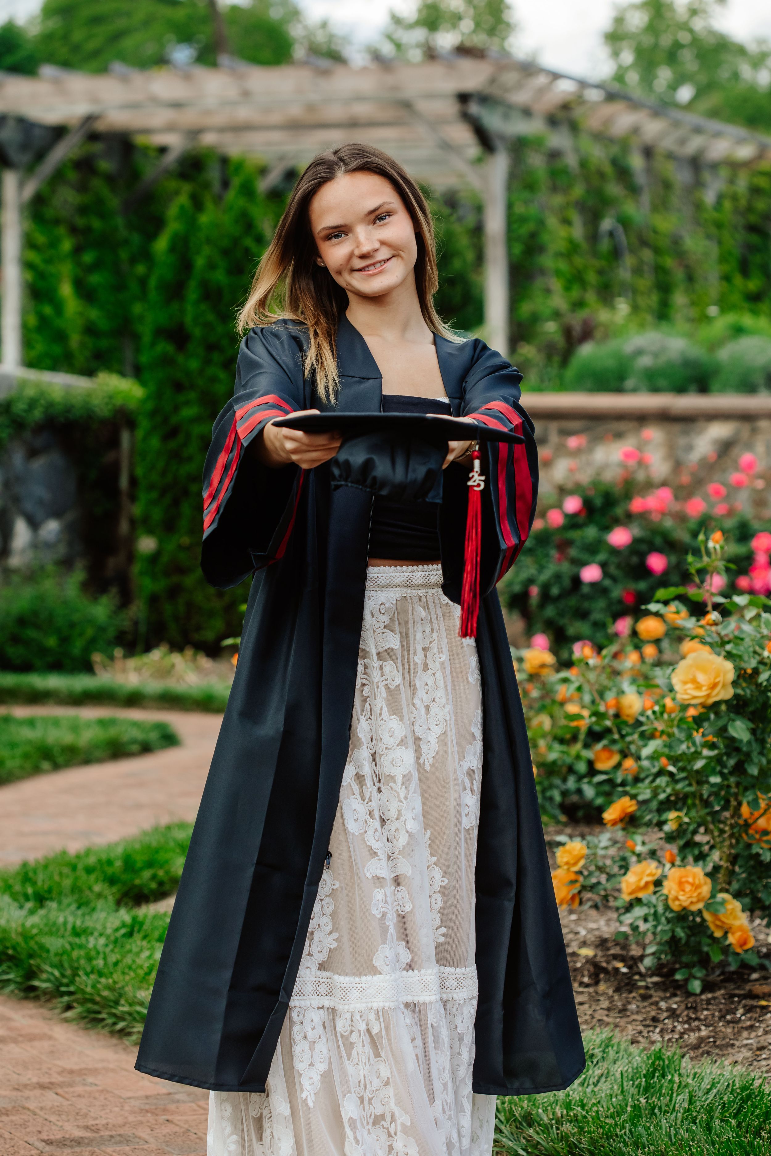 Asheville senior photographer, Katie Richard. Senior session at Biltmore Estate.