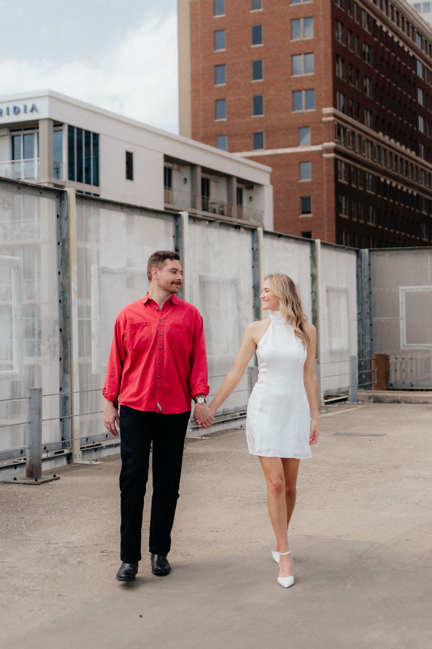 Downtown Tulsa Engagement Photos