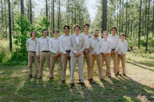 Outdoor Woodland Pensacola Wedding.