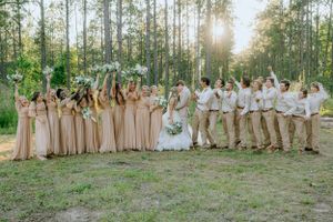 Outdoor Woodland Pensacola Wedding.