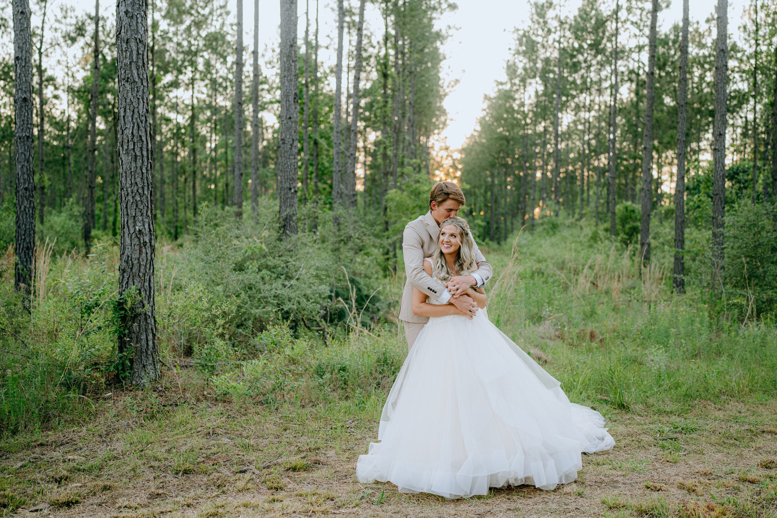 Outdoor Woodland Pensacola Wedding.