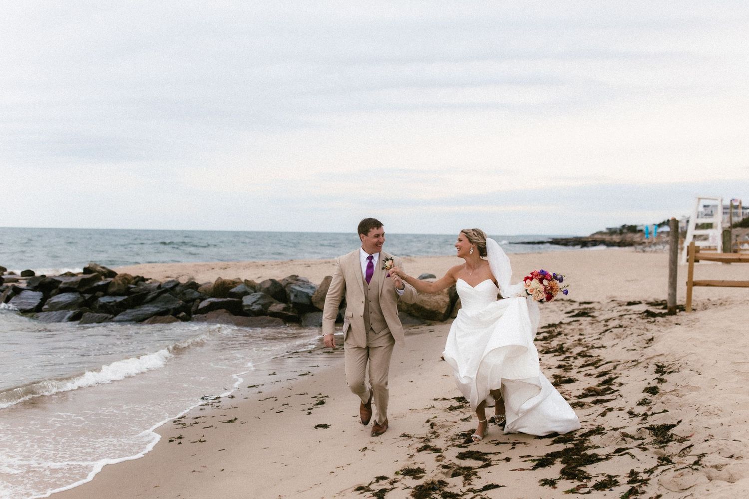 Romatic beach wedding