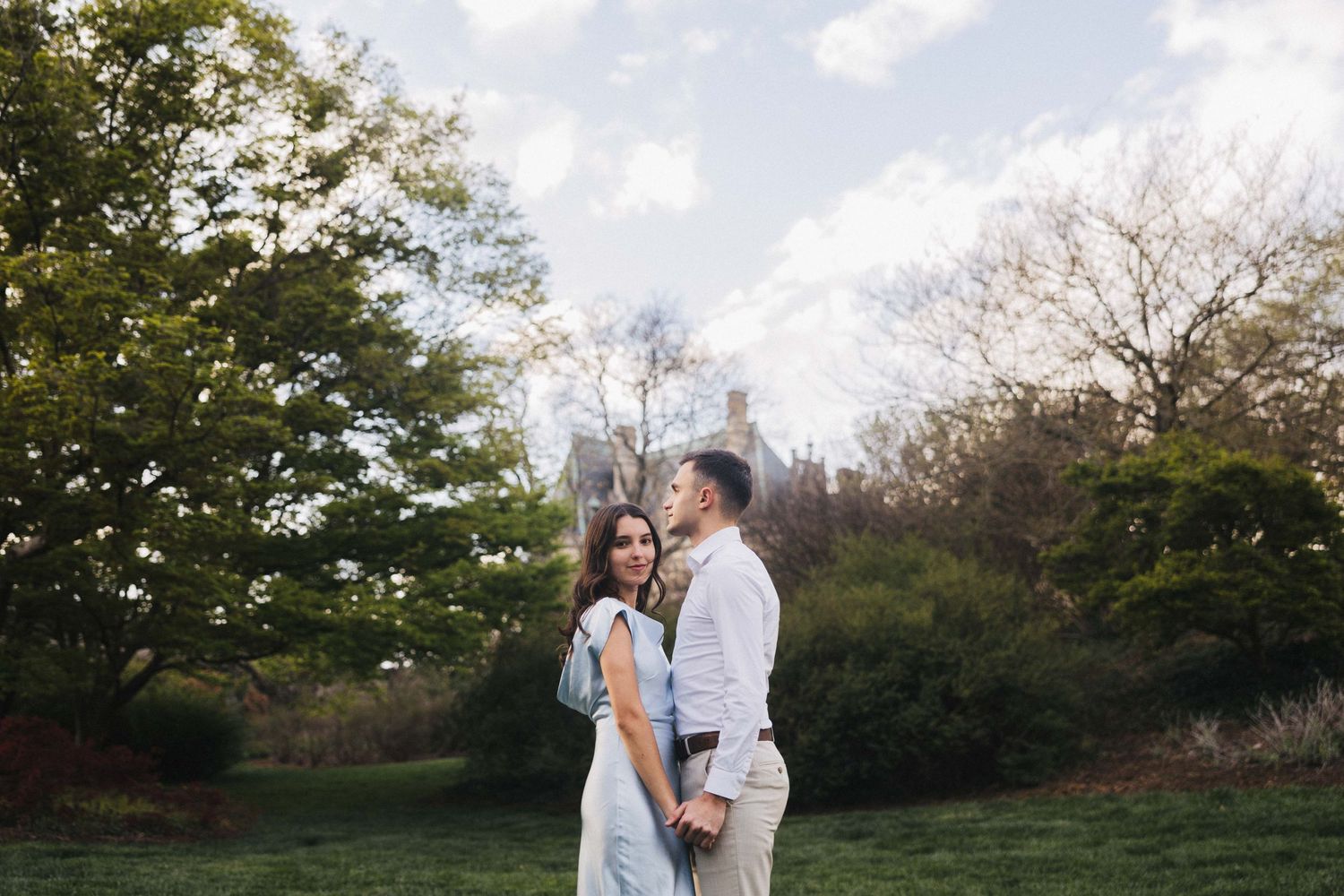 Biltmore estate engagement photography