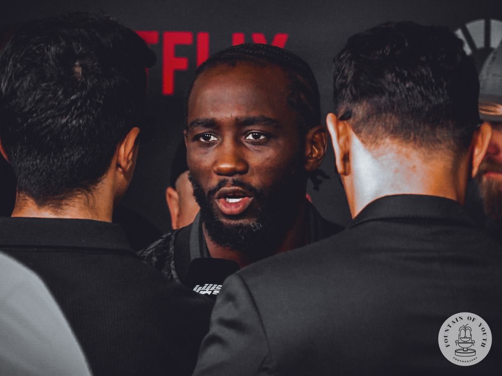 Professional boxer Terence Crawford pictured at Fontainebleau Las Vegas in Las Vegas, Nevada