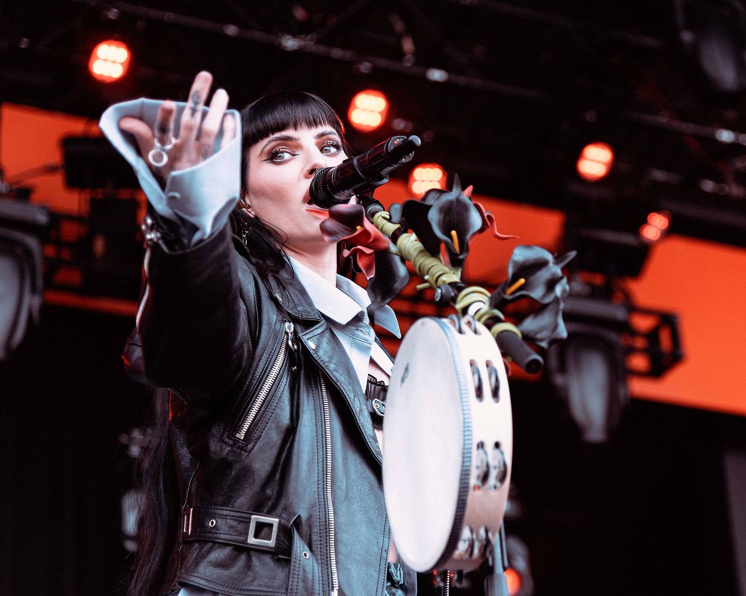 Picture of Lilith Czar performing at Summerfest in Milwaukee.