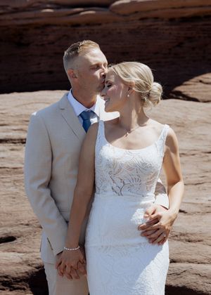 Outdoor wedding portraits in natural light, ocean front beach cliffs wedding photography in Shediac New Brunswick, summer wedding portraits