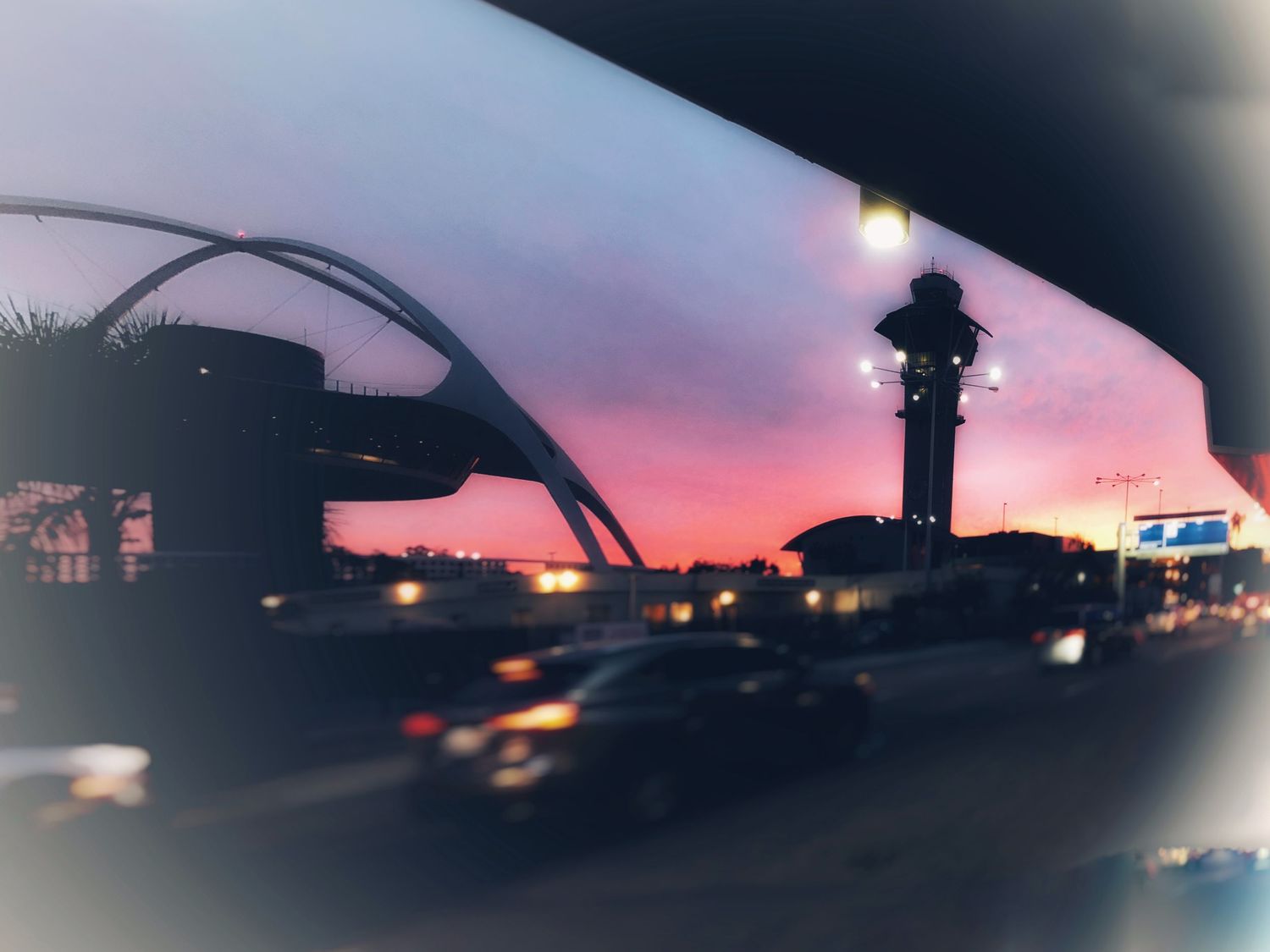 LAX at Sunset by Gabriel Pfeiffer Photography