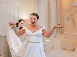New England wedding and lifestyle photographer.  The Golden Hour Photography Co Wedding Photography
Bride. getting ready. editorial style