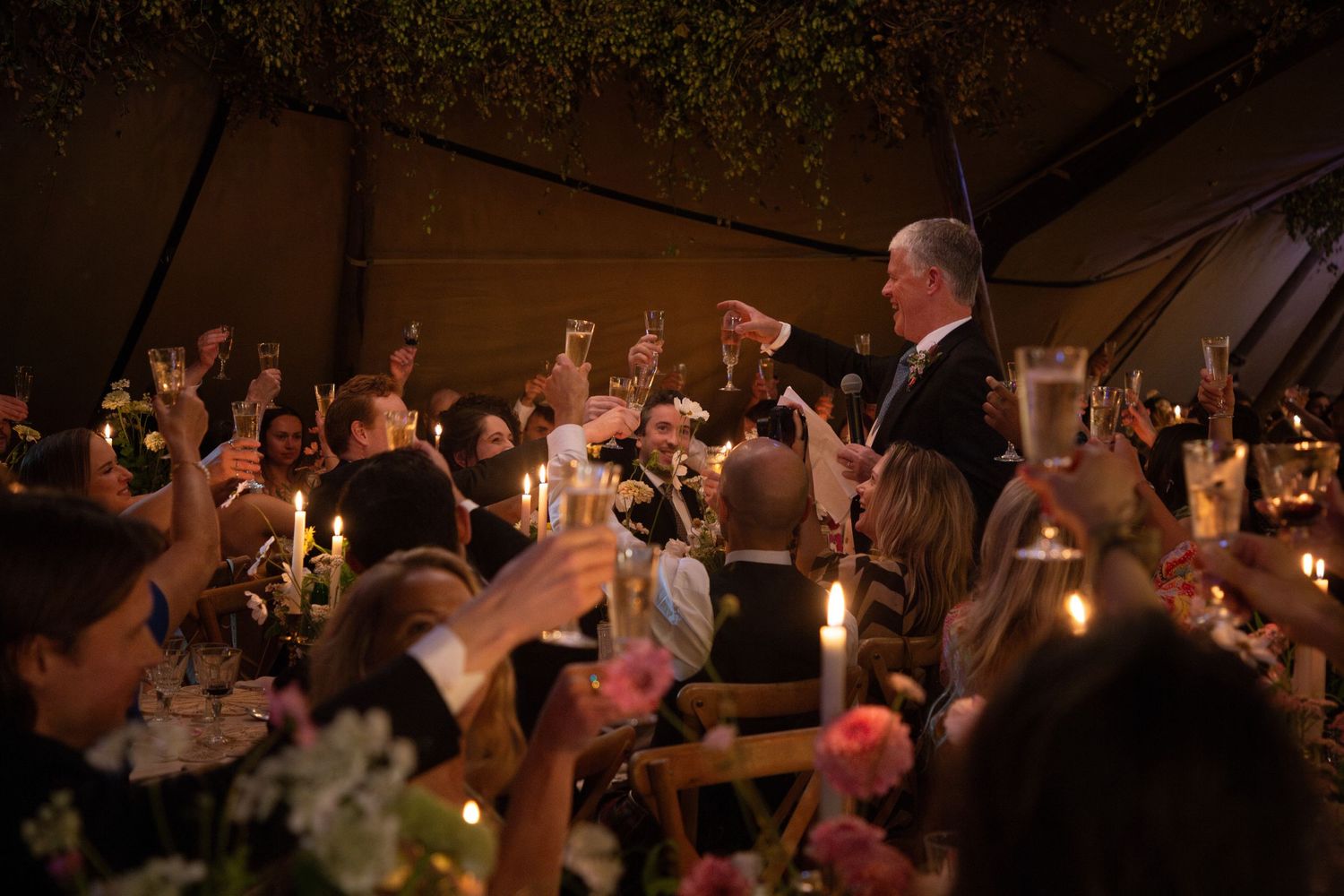 champagne celebrations a toast to the groom and the bride wedding day documentary photography luxury wedding photography