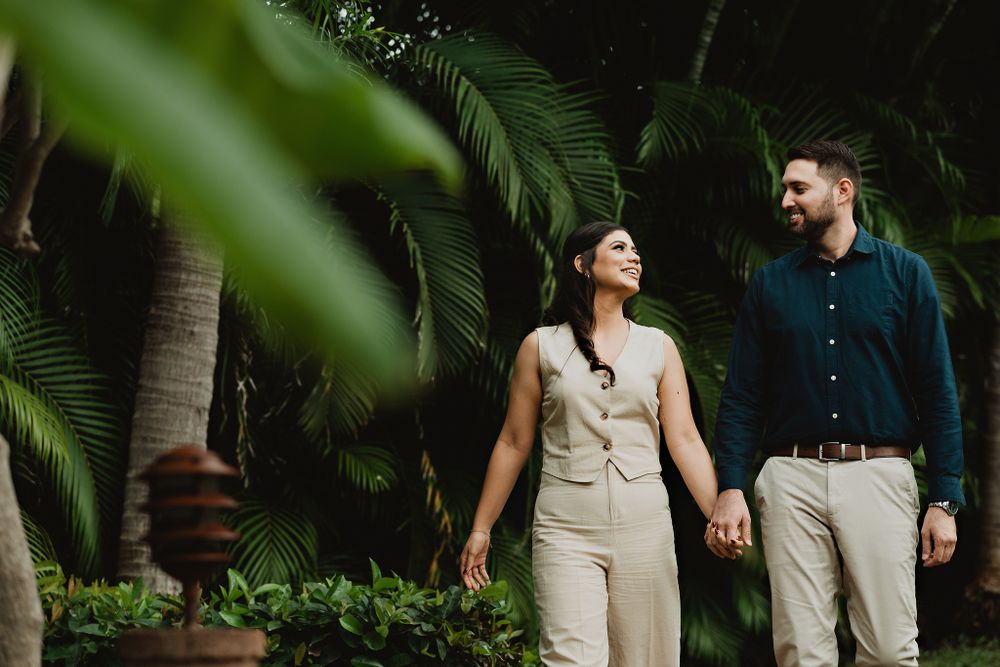 Walking hand in hand, enjoying a peaceful moment on Mazatlán
