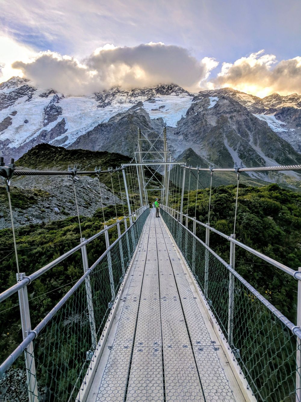 Bridge to moutains