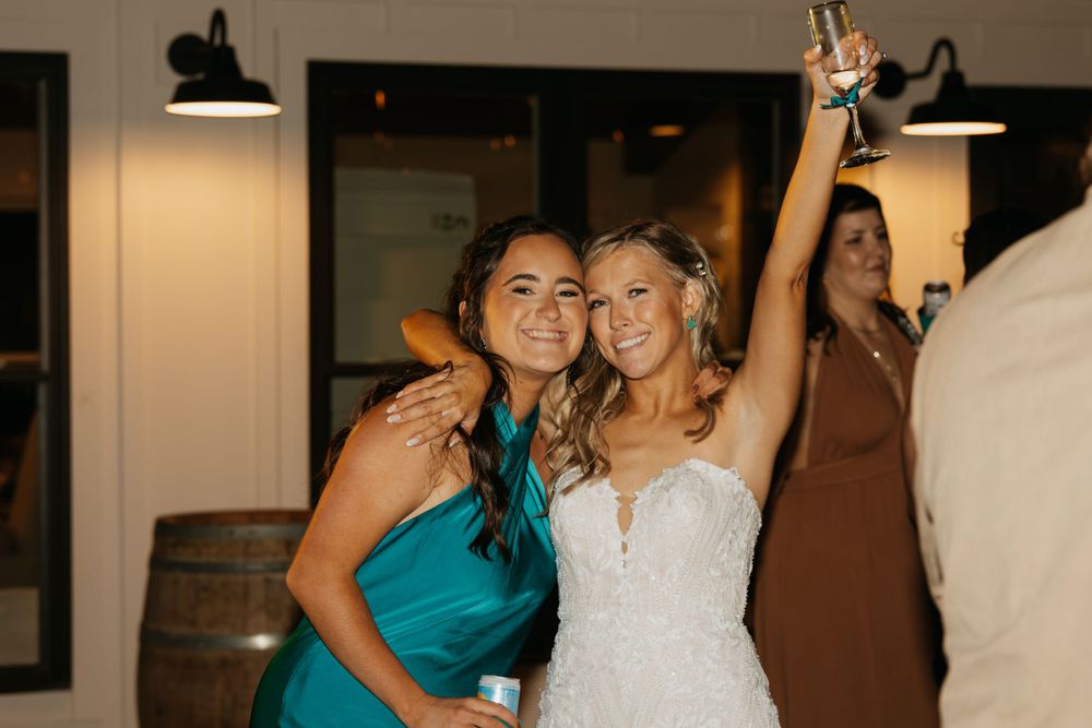 Photograph of wedding reception in Senioa, Georgia.