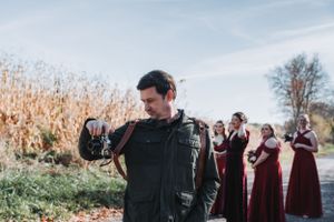 Wedding photography frankenmuth Michigan BTS
