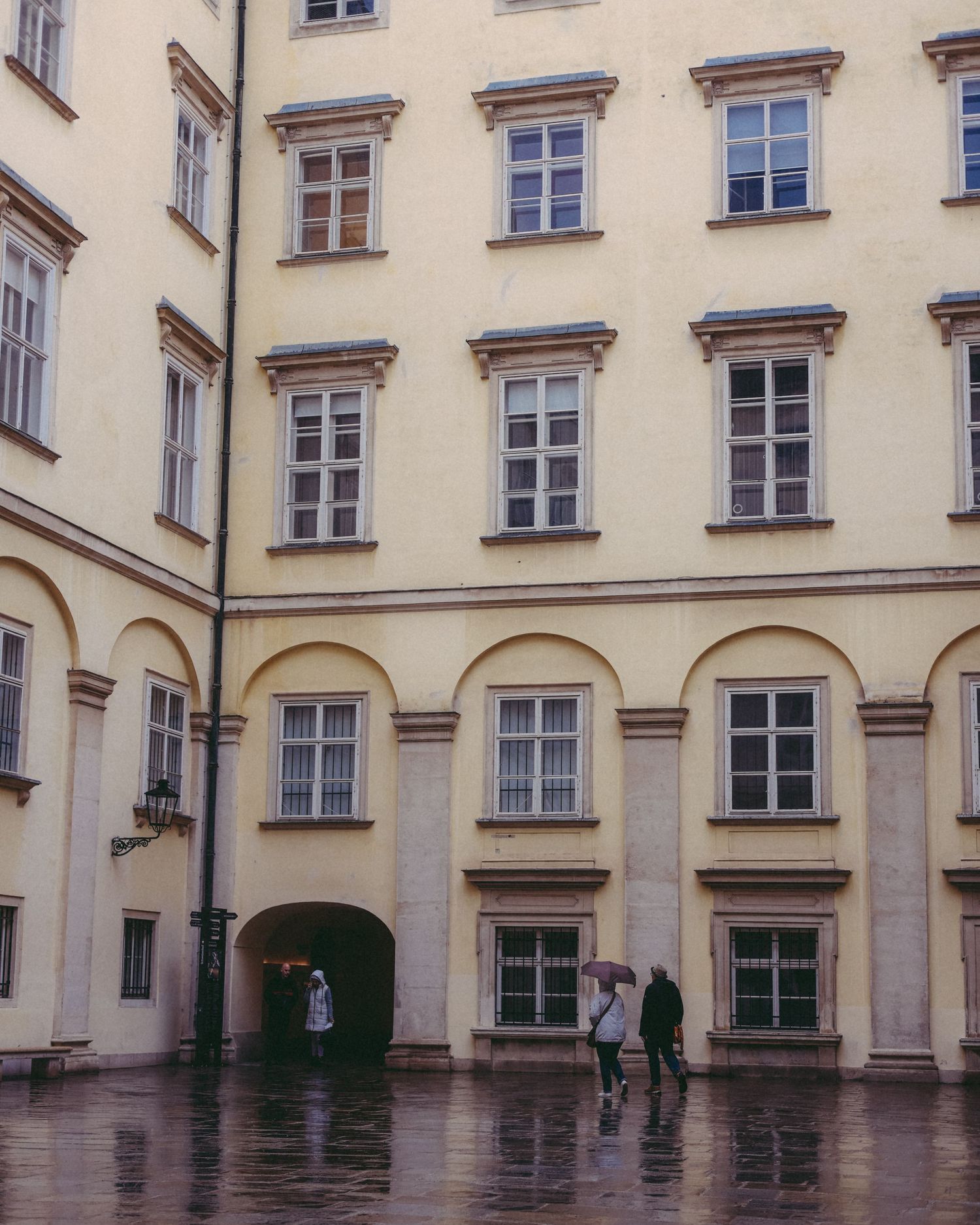 Courtyard Rain