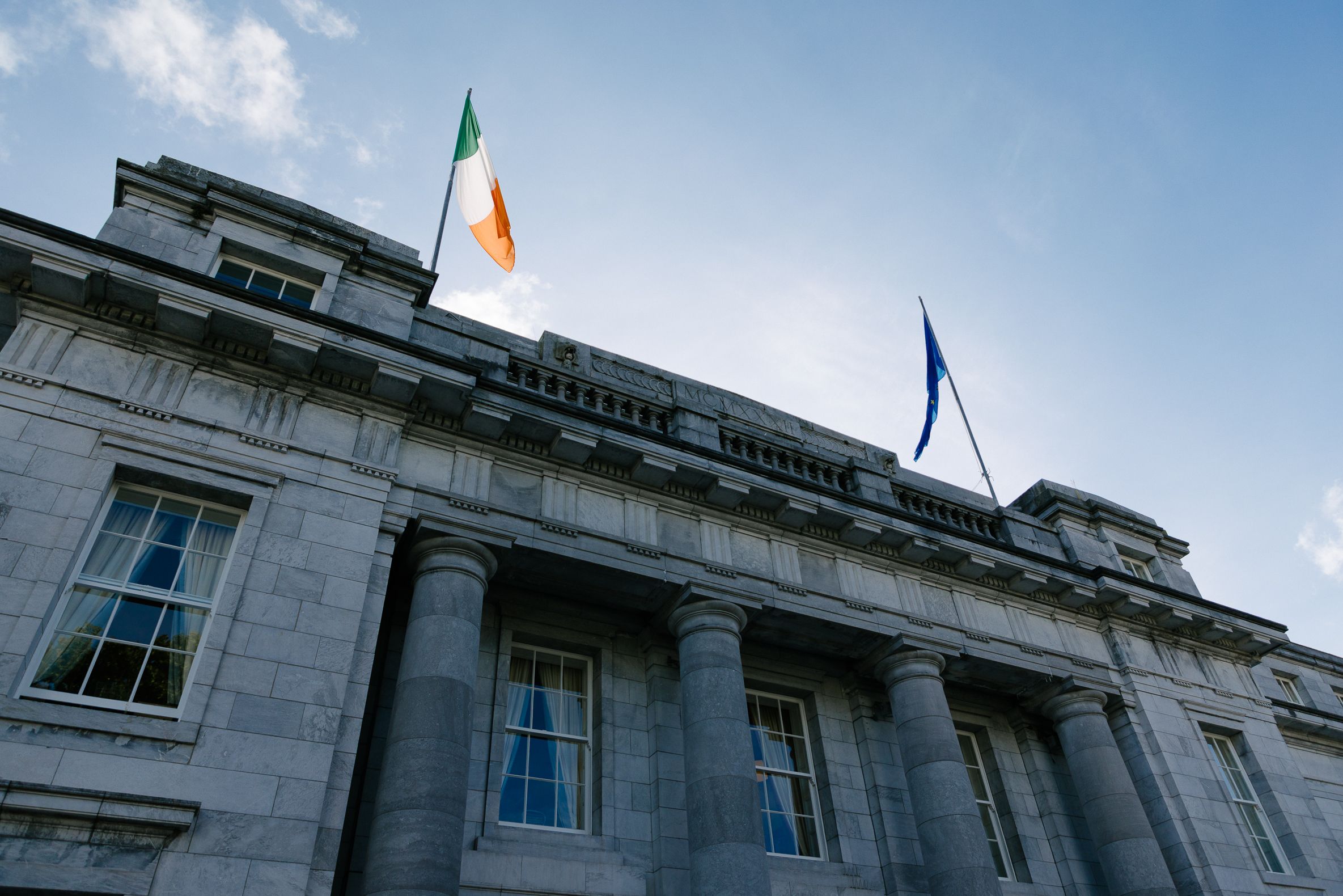Irish Flag at Cork City Hall, City Council