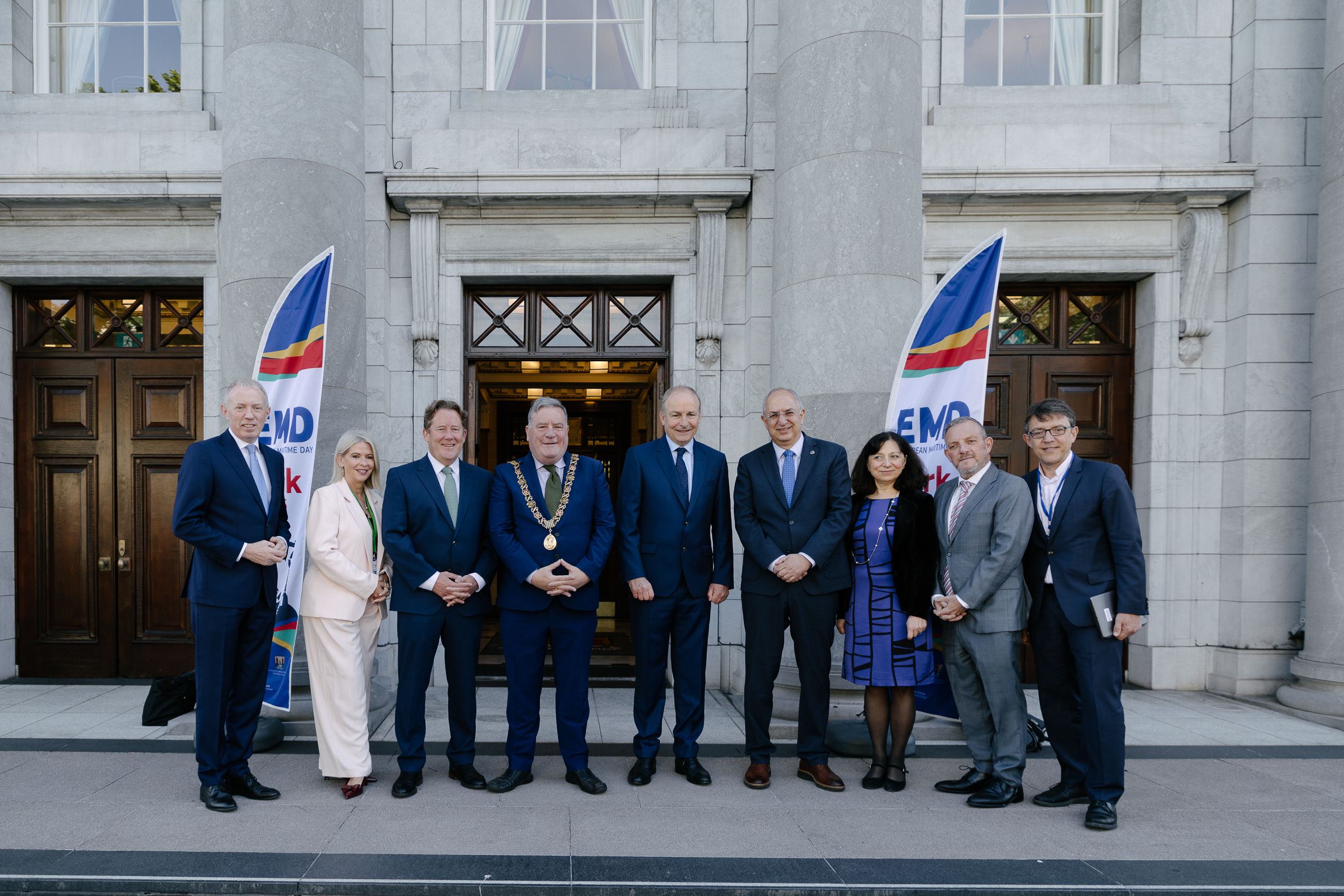 European Maritime Day at Cork City Council, City Hall with Micheál Martin, Cllr. Dan Boyle, Darragh O’Brien, Timmy Dooley, Costas Kadis