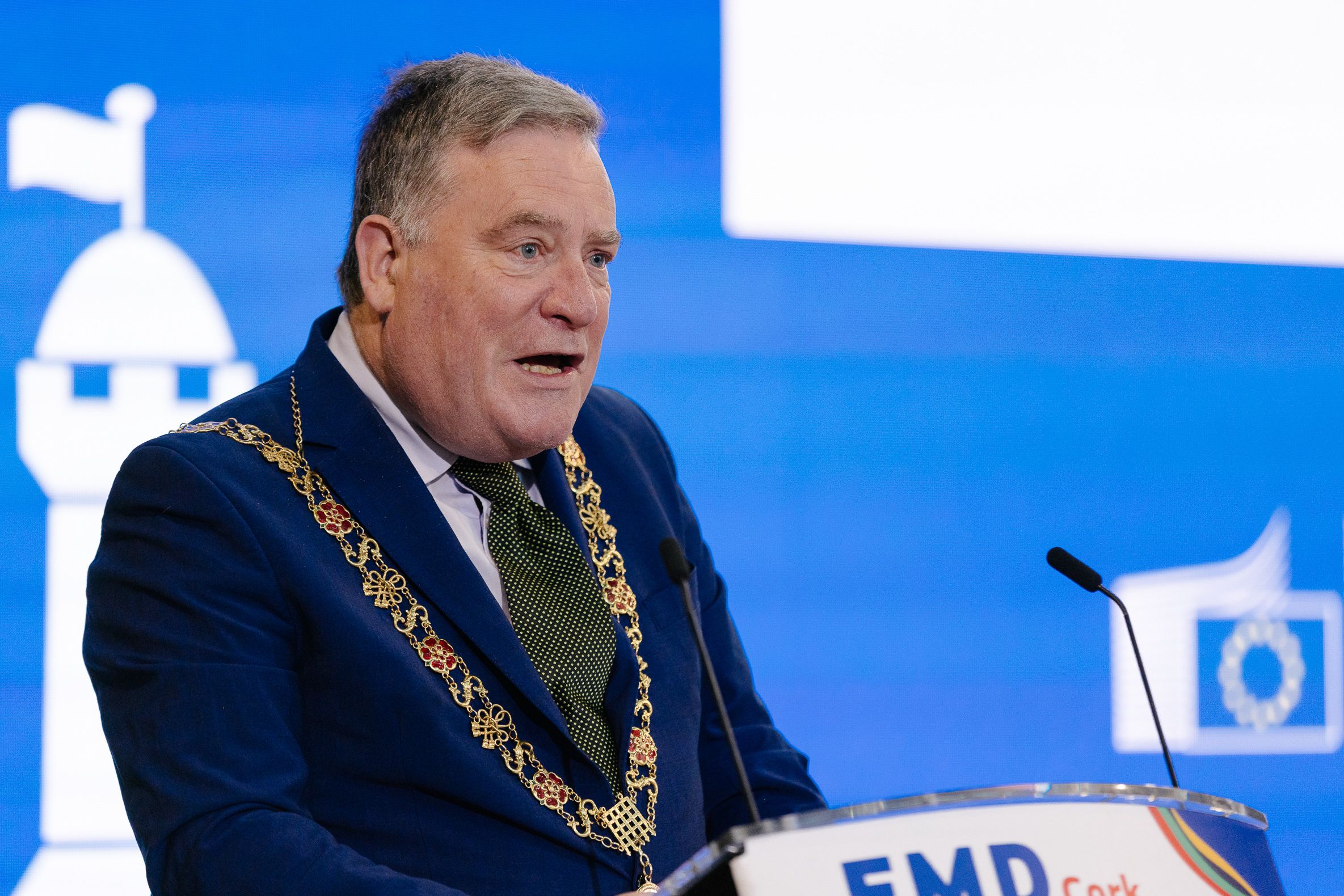 Lord Mayor of Cork Cllr. Dan Boyle at Cork City Council for European Maritime Day 2025