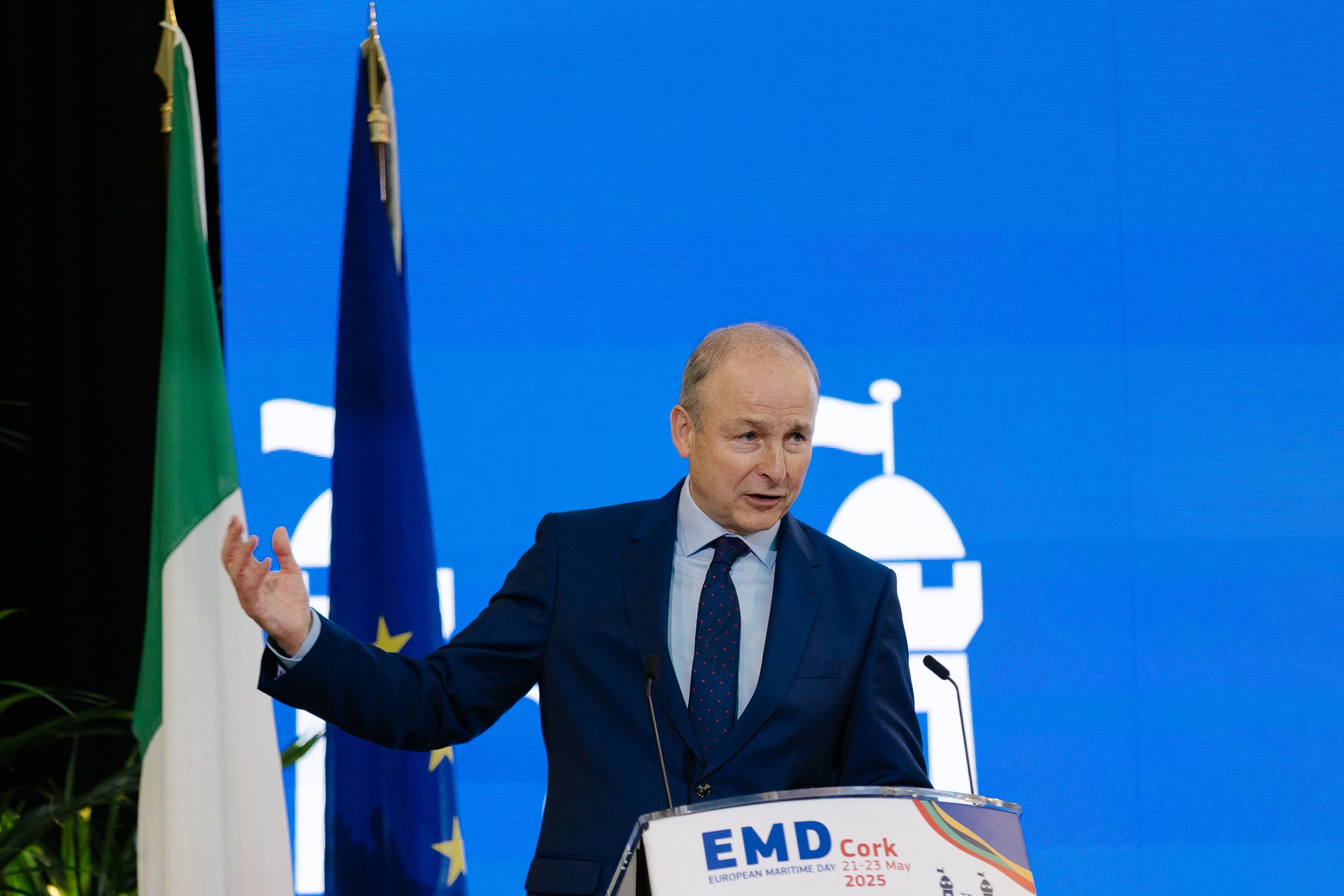 Micheál Martin speech at Cork City Hall Millennium Hall for European Maritime Day 2025, EMD25