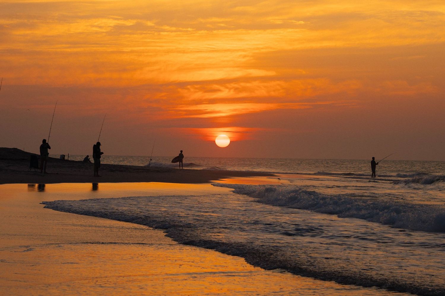 Sunrise at Wrightsville Beach. Wrightsville beach photographer.