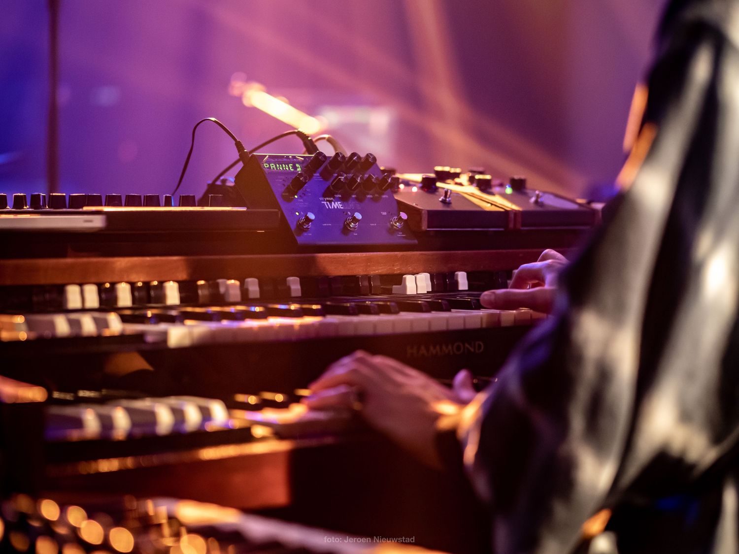 hammond orgel detail live shot