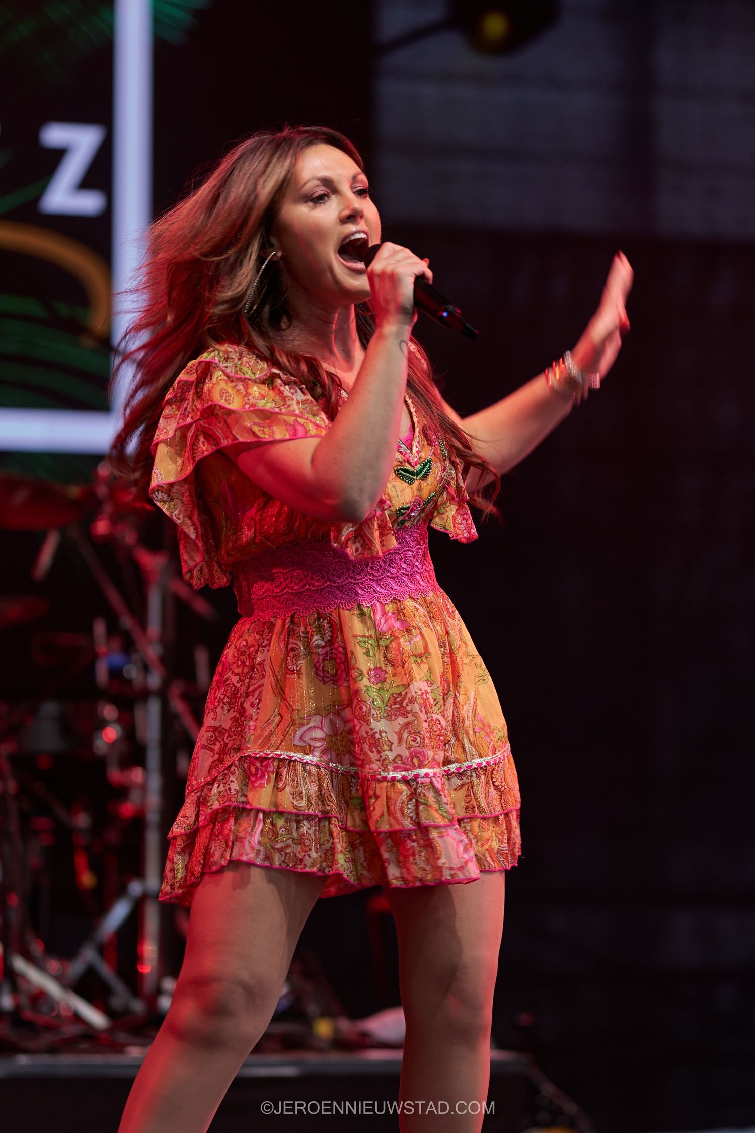 belle perez, optreden live fotografie